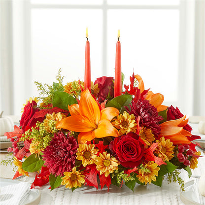 Autumn's Embrace Centerpiece –  Kennedale Florist, Saginaw TX
