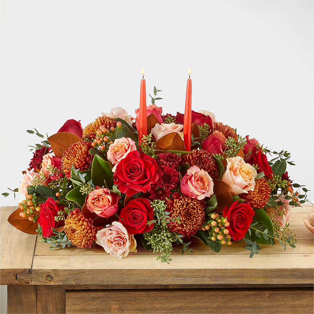 Gather Near Centerpiece –  Kennedale Florist, Saginaw TX