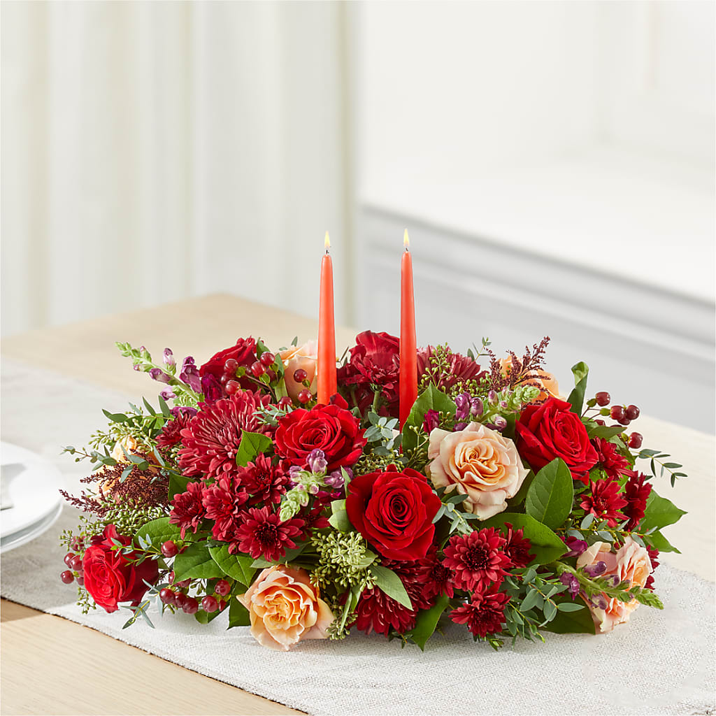 Most Thankful Centerpiece –  Kennedale Florist, Saginaw TX