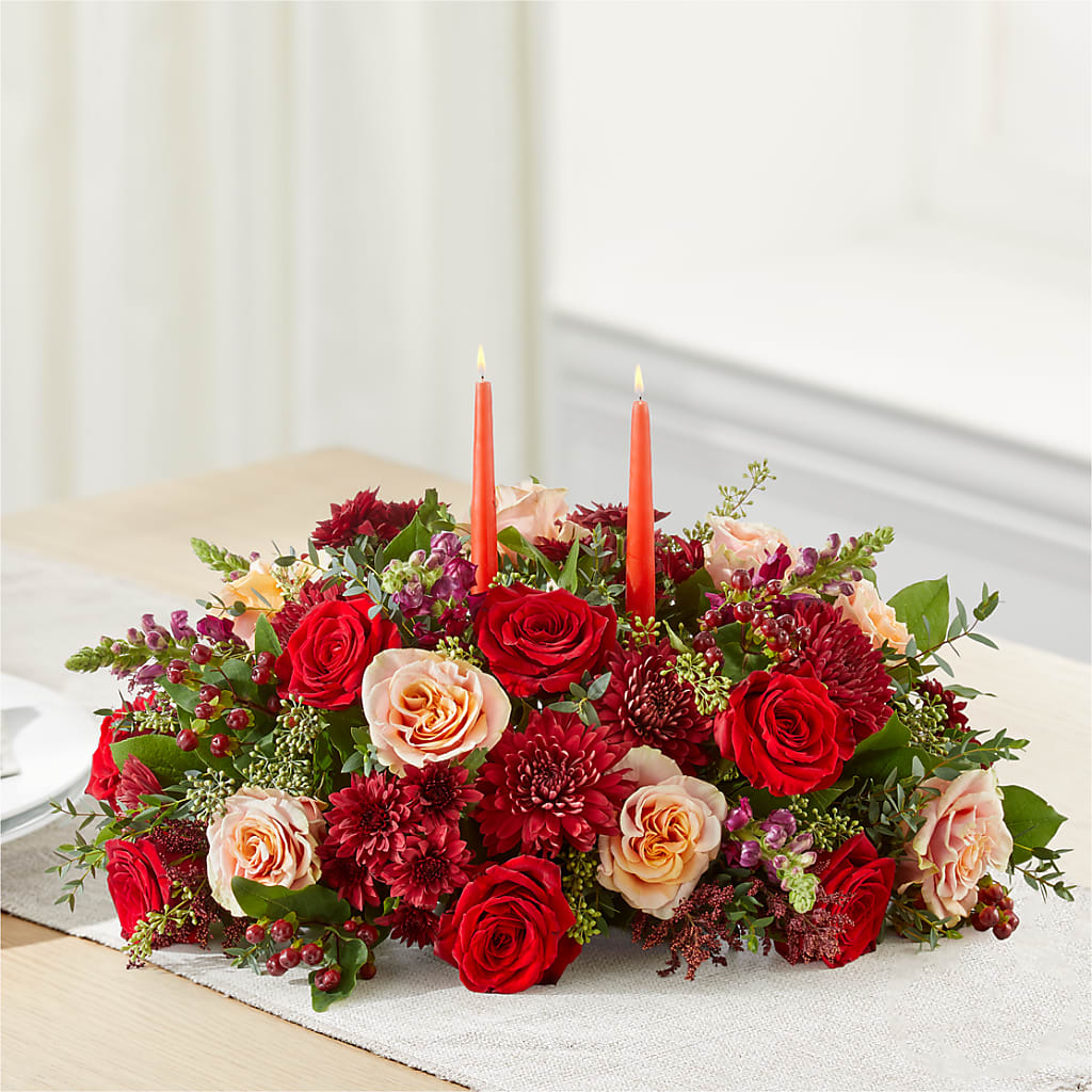 Most Thankful Centerpiece –  Kennedale Florist, Saginaw TX