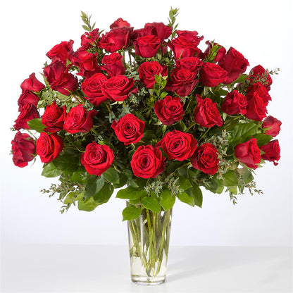 Forever Yours Fifty Stem Red Rose Bouquet –  Kennedale Florist, Saginaw TX