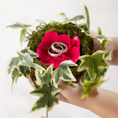 Lila Rose Ring Nest –  Kennedale Florist, Saginaw TX